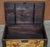 Vintage Hand-Painted Trunk or Chest with Immortals and Buildings Decor For Sale - Image 14 of 17