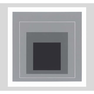 1968 Josef Albers "White Line Squares" II Serigraph For Sale