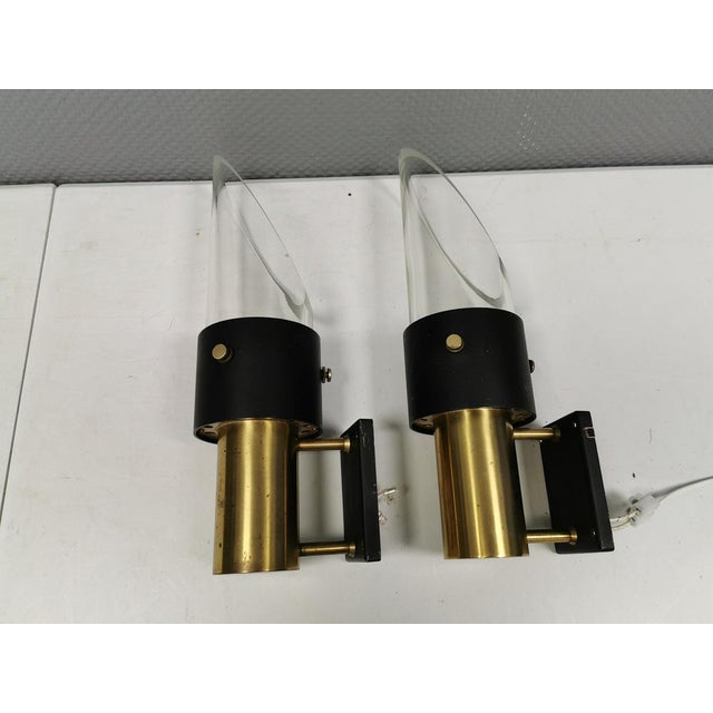 Lyfa Saga Wall Lights by Kay Kørbing for Lyfa, 1950s, Set of 2 For Sale - Image 4 of 15