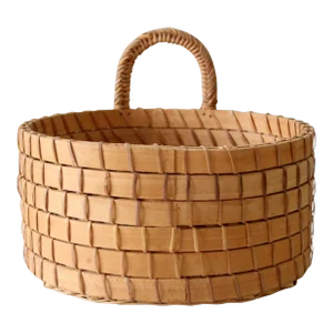 Vintage Woven Catchall Basket