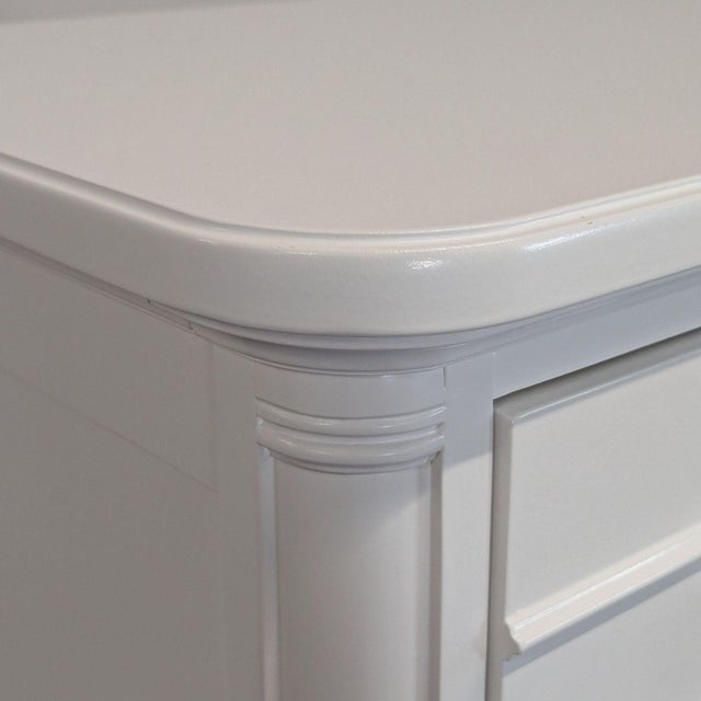 Wood Stanley Furniture Cypress Grove White 5-Drawer Tall Dresser – Modern Classic Storage For Sale - Image 7 of 10