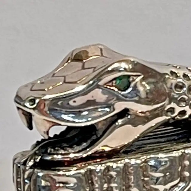 S.T. Dupont X Tournaire Limited Edition Snake Lighter (72/88), France, 2013 For Sale - Image 9 of 12