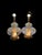 Glass 1950s Pair of Mid-Century Modern Murano Style Blue Bullicante Glass Lamps For Sale - Image 7 of 12