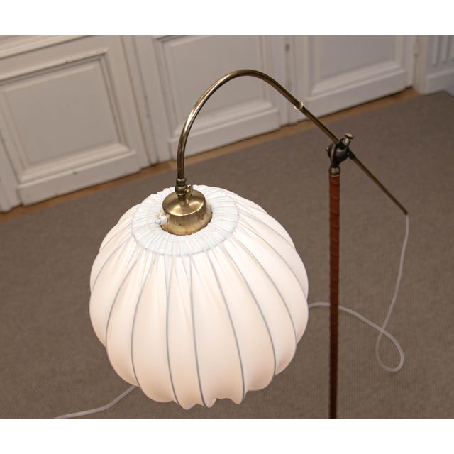 Fog & Mørup Vintage Brass Water Pump Floor Lamp from Fog & Mørup, 1940s For Sale - Image 4 of 13
