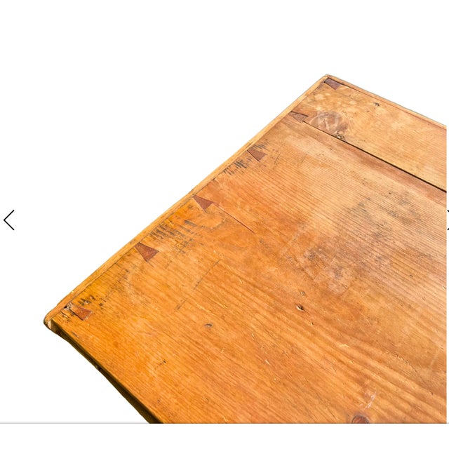 American Primitive Pine Chest of Drawers With Porcelain Knobs, 19th Century For Sale - Image 10 of 10