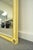Vintage Hollywood Regency Neoclassical Brass Ring Cream Painted Wall Mirror For Sale - Image 9 of 10