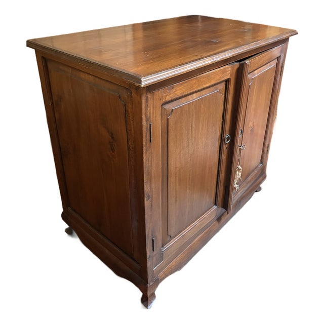 19th-Century Centennial American Primitive Pegged Pie Safe / Bread Cabinet For Sale