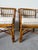 1970's Vintage Coastal Bamboo Rattan Barrel Lounge Chairs - A Pair For Sale - Image 14 of 17