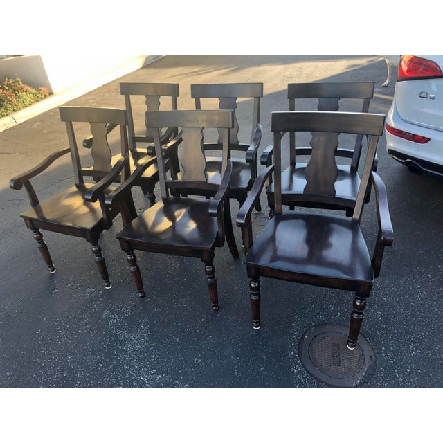Pottery Barn Dining Chairs Set Of 6 Chairish