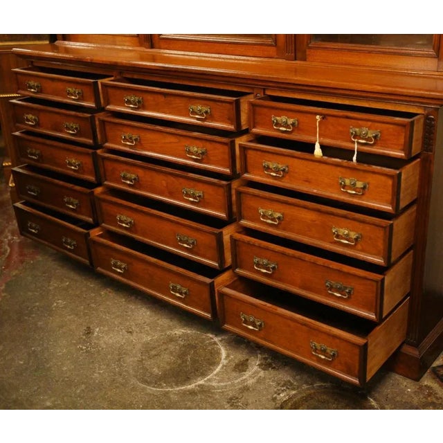 Victorian Mahogany Library Cabinet from Hobbs and Co For Sale - Image 4 of 15
