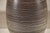 Large Artisan Ceramic Vase with Fine Linear Decoration in Brown and Cream For Sale - Image 4 of 16