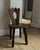 Brutalist side chair in the style of Olavi Hanninen's iconic "King" Chair. - Solid elm - 2 pieces available; currently...