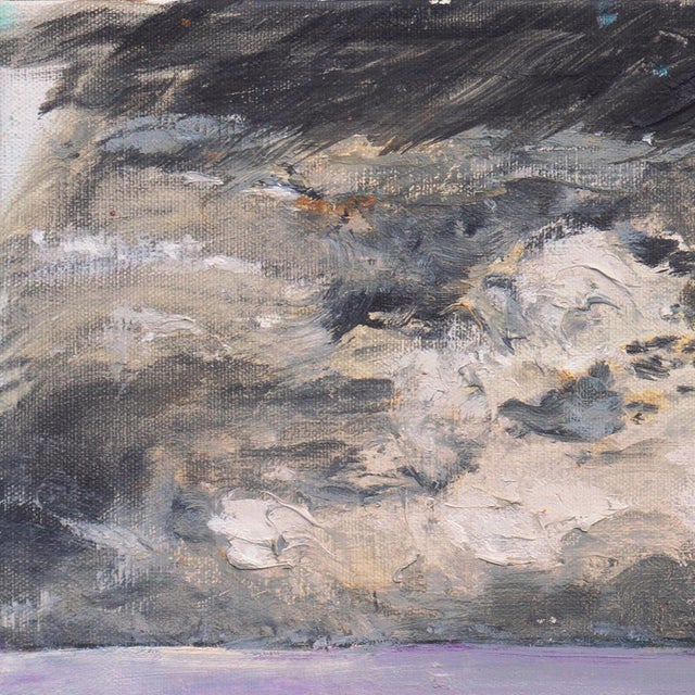 1990s 'Study in Davey's Gray' by Arthur J Colligan, Circa 1995, California Abstract Expressionist For Sale - Image 5 of 7