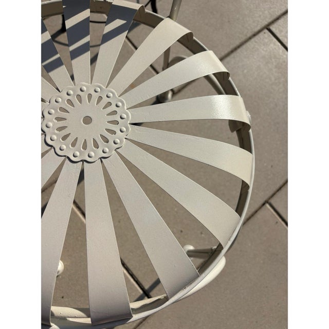 Mid-Century Modern 1950's Francois Carre Garden Patio Chair For Sale - Image 3 of 12