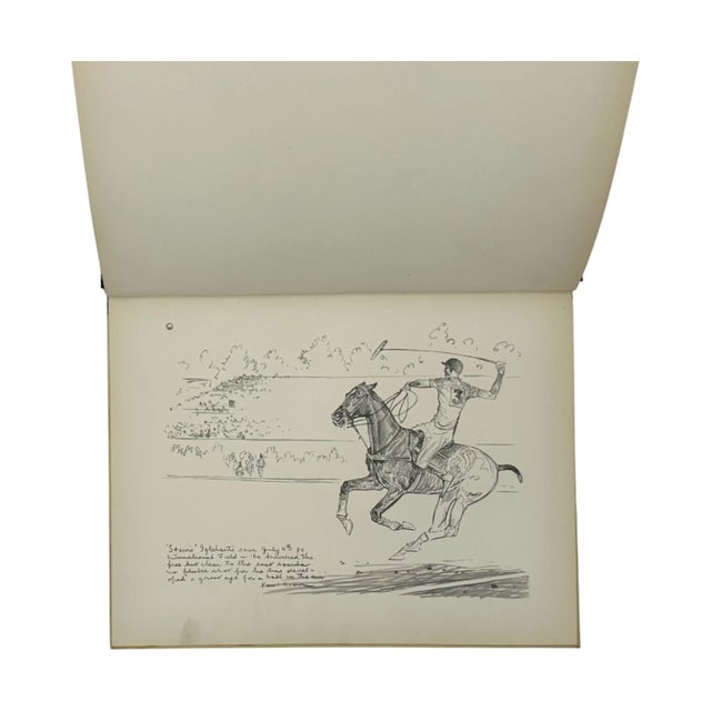 Paper Signed Hits & Misses Paul Brown 1935 Equestrian Polo Book For Sale - Image 7 of 13