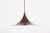 1980s Danish Semi Pendant Light by Claus Bonderup & Torsten Thorup for Fog & Mørup, 1960s For Sale - Image 5 of 5