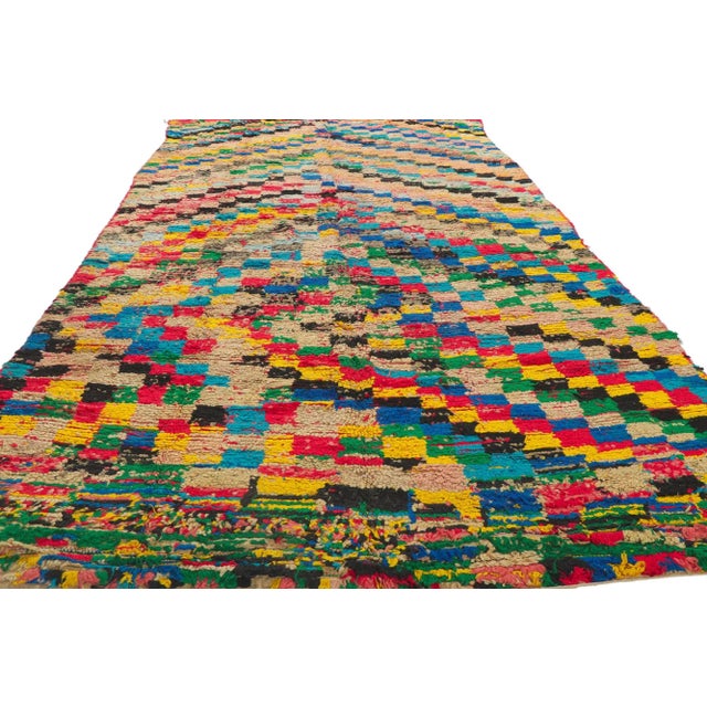 Late 20th Century Vintage Moroccan Azilal Rug - 06'03 x 11'04 For Sale - Image 5 of 9