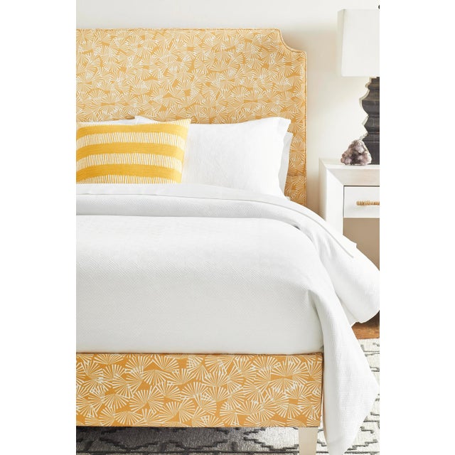 Contemporary Paloma Queen Cotton Coverlet Set, White, 3 Pieces For Sale - Image 3 of 8