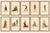 Medieval courtly costumes and figures, complete set of 10 hand-colored plates, 1845 a charming and visually striking set...