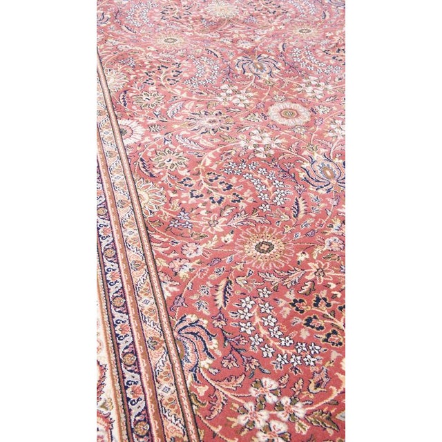 Red Wool Oriental Rug For Sale - Image 4 of 11