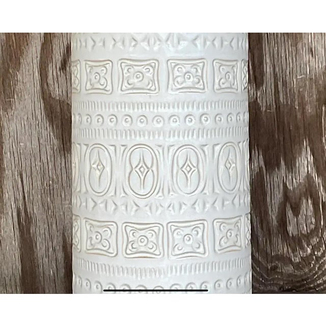 Vintage MCM West German Studio Pottery Vase For Sale - Image 11 of 12