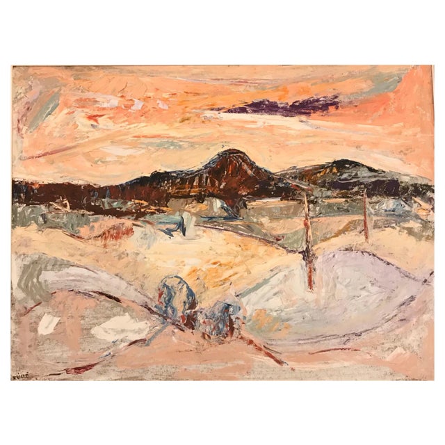 Jean Krillé, Tableau No. 3, Oil on Wood For Sale