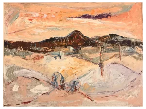Jean Krillé, Tableau No. 3, Oil on Wood