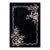 1930s Antique Black Color Minimalist Open Field Chinese Art Deco Rug For Sale