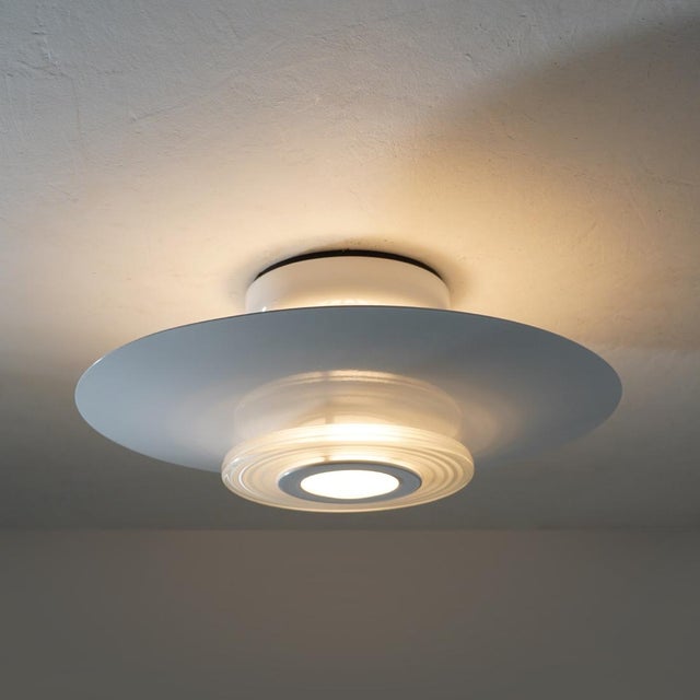 White Moni Ceiling Lamp by Achille Castiglioni for Flos, 1980s For Sale - Image 8 of 11