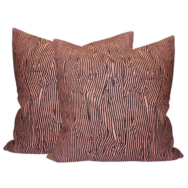 ⭐️ Ships Within 2 Days On the Front: Avant Printed Fabric On the Back: Natural Ivory Linen Fabric 100% Linen Fabric All...