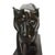 1920s 1920s German Christian Aeckerlin Bronze Striding Lioness Sculpture, Chocolate Patina For Sale - Image 5 of 11