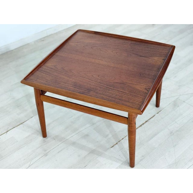 Mid-Century Danish Teak Coffee Table by Grete Jalk for Glostrup Møbelfabrik, 1960s For Sale - Image 4 of 11