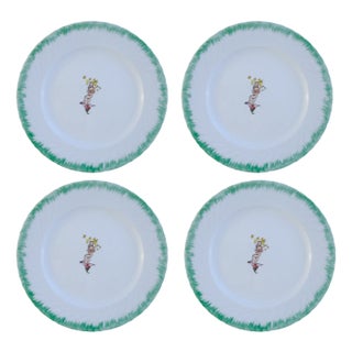 P6 Dinner Plates by Lithian Ricci, Set of 4 For Sale