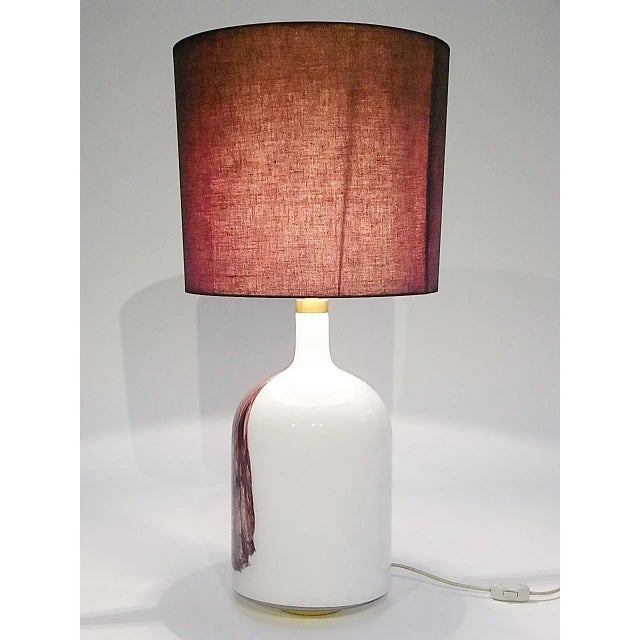 Holmegaard Symmetrisk Table Lamp by Michael Bang for Holmegaard, 1984 For Sale - Image 4 of 14