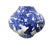 Ceramic Vintage Large Chinoiserie Porcelain Blue & White Onion Shape Vase 21.75" H For Sale - Image 7 of 12
