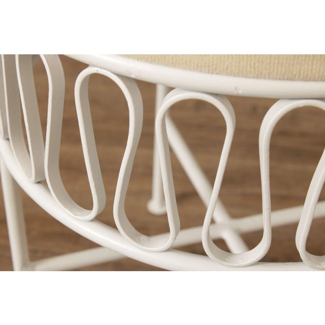 White Maurizio Tempestini For Salterini Set Of Three Stools For Sale - Image 8 of 12