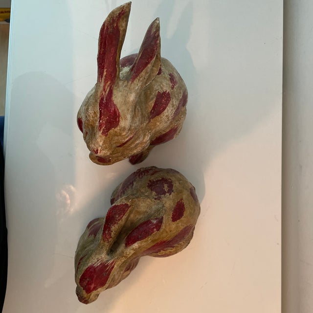 Pair of Late 19th Century Spotted Rabbits For Sale - Image 9 of 12