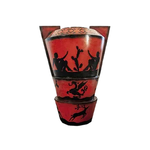 Art Deco Italian Vase Attributed to Lenci Ceramiche, 1930s