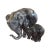 Striking pair of large mid-century Japanese ceramic elephants (stamped Japan), dating to the 1950s–70s. This impressive...