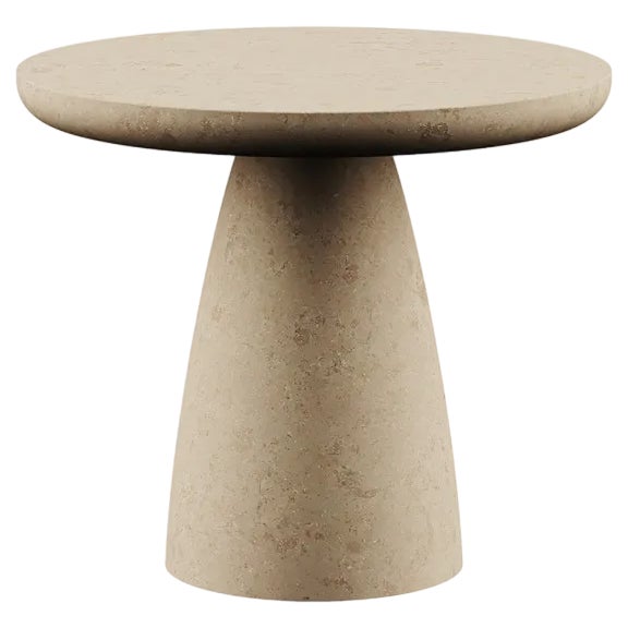 Lunarys Large Side Table Natural by HOMMÉS Studio For Sale