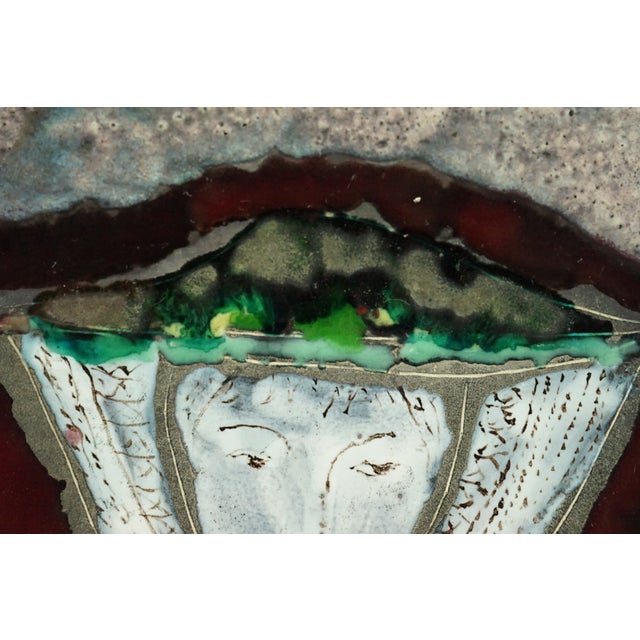 Vintage Sardinian Futurist Ceramic Plate by Melchiorre Melis, 1930s For Sale - Image 17 of 18