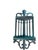 Mid-20th Century Chippendale Style Gingerbread Fretwork Corner Shelf With Distressed Blue Patina For Sale - Image 4 of 10
