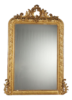 Italian Gilded Wood Mirror