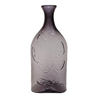 Rare Blenko Butterfly Vase 2006 For Sale