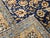 Antique Persian Tabriz Rug, Hand-Knotted Wool & Silk, Allover Floral Pattern, Navy & Tan, 6x10 For Sale - Image 12 of 13