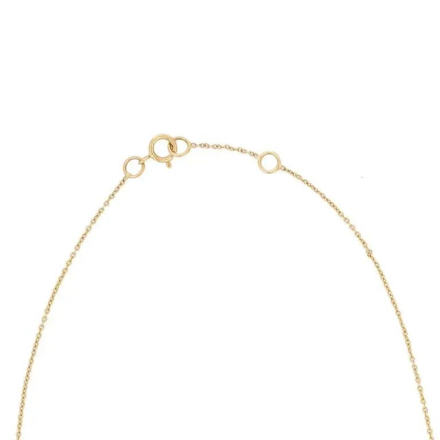 18k Yellow Gold 12.34ct Round Cabochon Blue Topaz Beaded Necklace For Sale - Image 4 of 10