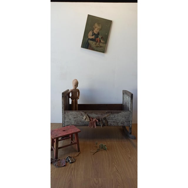 1930s Vintage Cradle, 1930s For Sale - Image 5 of 18