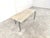 Vintage Travertine and Chrome Coffee Table, 1970s For Sale - Image 4 of 10