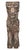 Imposing antique c. 1895 relief carved wood ornament in the form of a winged lion "sejant". Exceptional detailing is seen...