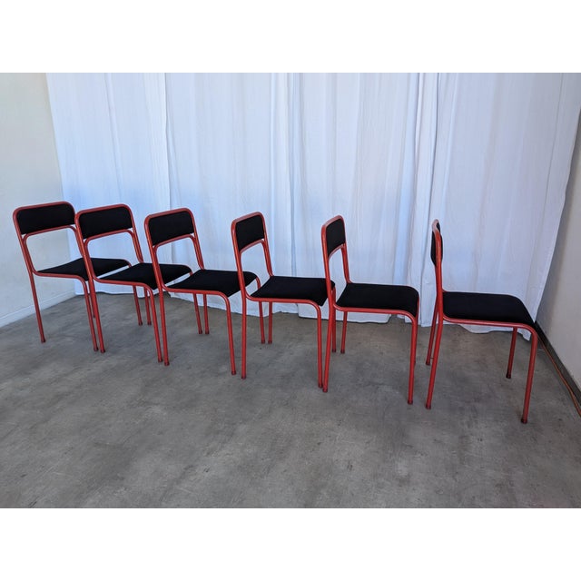 Space Age Stackable Dining Chairs, 1970s, Set of 6 For Sale - Image 13 of 18